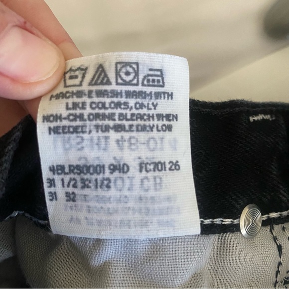 Vintage Wrangler Black Relaxed Fit High-Rise Mom Jeans 30 x 32 - Picture 7 of 10